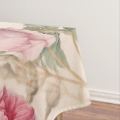 Rustic Pink Rose Tafelkleed (Voorbeeld)
