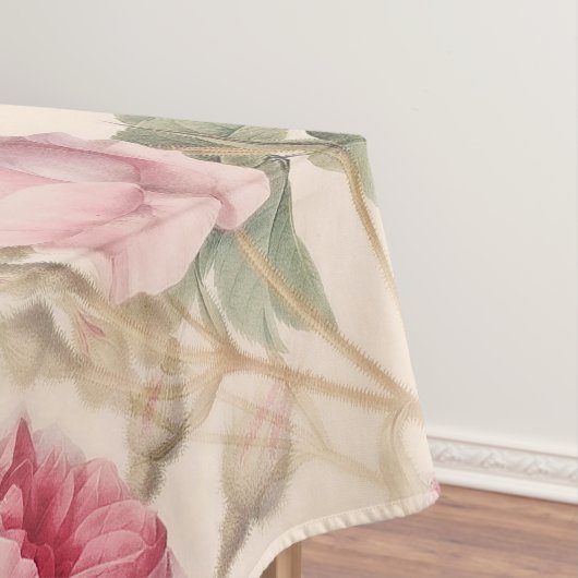 Rustic Pink Rose Tafelkleed (Voorbeeld)