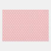 Rustic Pink Tartan Prettige feestdagen Patroon Inpakpapier Vel (Voorkant 3)