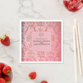 RUSTIC PINK - Weddenschap Cocktail Napkin Servet (Insitu)