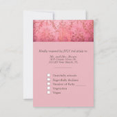 RUSTIC PINK - Wedding RSVP-Kaart RSVP Kaartje (Achterkant)