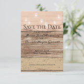 Rustic Pink Wood en Lantern (Staand voorkant)