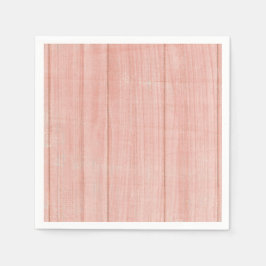Rustic Pink Wood Shabby Chic Tea Party Servet