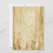 Rustic Pizza Slices Mushroom Birthday Party Kaart (Achterkant)