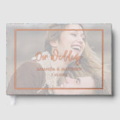 Rustic Plaid Anderson Foto Tartan Custom Gastenboek (Voorkant)