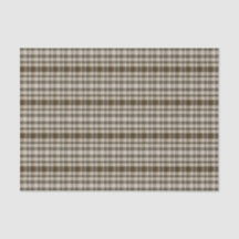 Rustic Plaid Brown en Tan