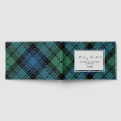 Rustic Plaid Campbell Custom Wedding Tartan Gastenboek (Volledig)