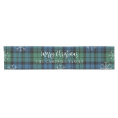 Rustic Plaid Campbell Tartan Korte Tafelloper (Horizontaal)