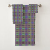 "Rustic Plaid Elegance" Patroon Bad Handdoek (Insitu)