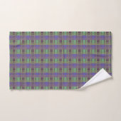 "Rustic Plaid Elegance" Patroon Bad Handdoek (Handdoek)