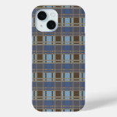 "Rustic Plaid Elegance" Patroon Case-Mate iPhone Case (Achterkant)