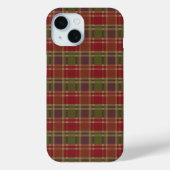 "Rustic Plaid Elegance" Patroon Case-Mate iPhone Case (Achterkant)