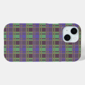 "Rustic Plaid Elegance" Patroon Case-Mate iPhone Case (Achterkant (horizontaal))