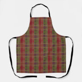 "Rustic Plaid Elegance" Patroon Schort (Voorkant)