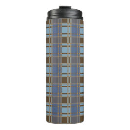 "Rustic Plaid Elegance" Patroon Thermosbeker
