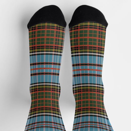 Rustic Plaid Elegant Anderson Tartan Sokken (Top)
