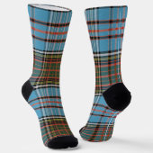 Rustic Plaid Elegant Anderson Tartan Sokken (Gebogen)