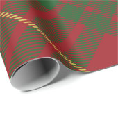 Rustic Plaid Elegant MacTavish Tartan Cadeaupapier (Rol Hoek)
