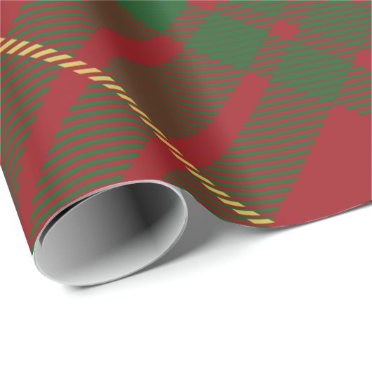Rustic Plaid Elegant MacTavish Tartan Cadeaupapier (Rol Hoek)