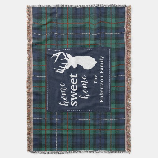 Rustic Plaid Elegant Robertson Tartan Deken (Voorkant Verticaal)