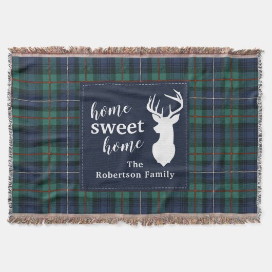 Rustic Plaid Elegant Robertson Tartan Deken (Voorkant)