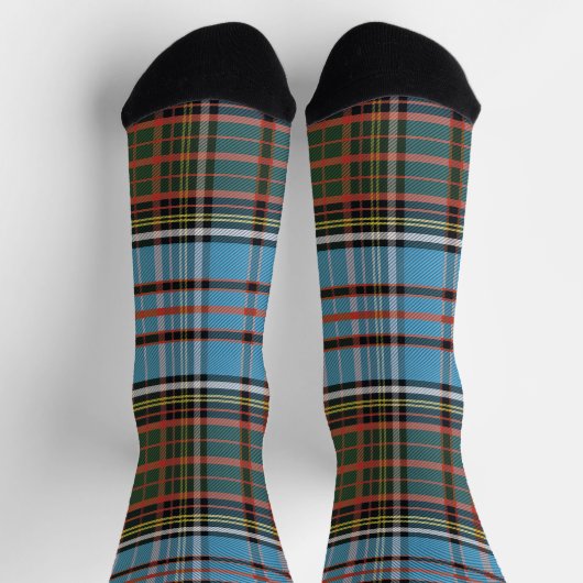 Rustic Plaid Elegant Tartan Sokken (Top)