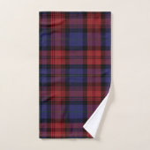Rustic Plaid Elegante Schotse Ruit Bad Handdoek (Handdoek)