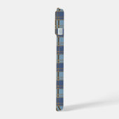 "Rustic Plaid Elegantie" Patroon iPhone 15 Case (Linkerkant)