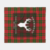 Rustic Plaid Familie Boerderij Huis Drummond Tarta Fleece Deken (Voorkant (Horizontaal))
