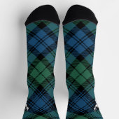 Rustic Plaid Groen Hertengewei Campbell Tartan Sokken (Top)