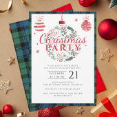 Rustic Plaid Kerstfeest Feestelijke Tartan Kaart