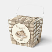 Rustic Plaid Little Cowboy Bedankdoosjes (Voorkant Zijde)