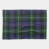 Rustic Plaid Paars en Groen Tartan Theedoek (Horizontaal)