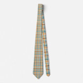 Rustic Plaid Pattern Necktie Tie Stropdas (Voorkant)