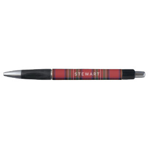 Rustic Plaid Rood en Groen Stewart Tartan Pen