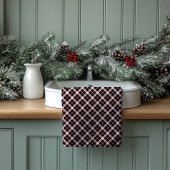 Rustic Plaid Towels Red Black Gift Housewarming Bad Handdoek