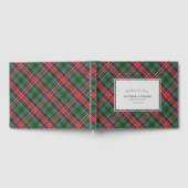 Rustic Plaid Wedding Tartan Gastenboek (Volledig)