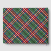 Rustic Plaid Wedding Tartan Gastenboek (Achterkant)