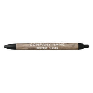 Rustic Plain Wood Company/Event Zwarte Inkt Pen