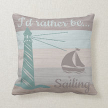 Rustic Planks Lighthouse Sailboat Compass Roos