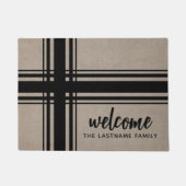 Rustic Plays es Custom Family Welkom Deurmat (Voorkant)
