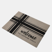 Rustic Plays es Custom Family Welkom Deurmat (Schuin)
