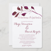 Rustic Plum | We houden van hem omdat hij voor het Kaart (Voorkant)