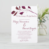 Rustic Plum | We houden van hem omdat hij voor het Kaart (Staand voorkant)