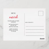 Rustic Poinsettias Berries We hebben vakantie verp Folie Uitnodiging Briefkaart (Achterkant)