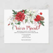 Rustic Poinsettias Pine Cone We hebben vakantie ve Briefkaart (Voorkant)