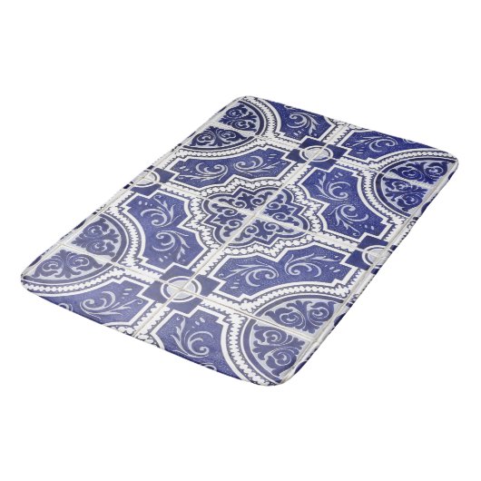 Rustic  Portugees Tiles Pattern - Azulejo Badmat (Gekanteld)