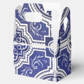 Rustic  Portugees Tiles Pattern - Azulejo Bedankdoosjes (Geopend)