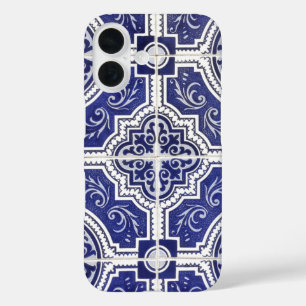 Rustic  Portugees Tiles Pattern - Azulejo iPhone 16 Hoesje