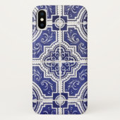 Rustic Portugees Tiles Pattern - Azulejo Case-Mate iPhone Case (Achterkant)